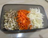 Foto langkah ke 1 dari resep Bakwan Sayur Sambal Kacang.