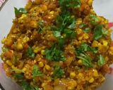 A picture of step 6 of Corn tomato bharta...