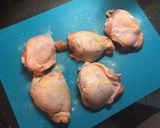 Sült csirkecomb gyümölcsszósszal (ketogén) recept fázis 1 fotója
