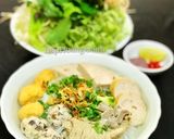 Hình bước làm 3 của món Bún Mọc