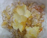 Foto del paso 3 de la receta: ROSCA rellena de RICOTA, MANZANAS, NUECES, PASAS Y AZÚCAR NEGRA💃🏿🍩🧉🍩🧉🤩😋