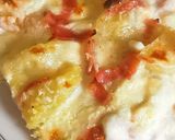 Foto del paso 6 de la receta Patatas con Bacon y Jamón York gratinado con Bechamel