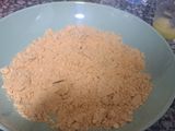 Tarta fría de turrón jijona