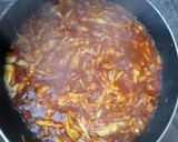 A picture of step 7 of Spagetti with cabbage sauce.