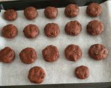 Une image de l'étape 3 de Cookies choco / beurre de cacahuètes.