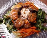 Foto del paso 8 de la receta: Vegetales🥕🍆🌰🌿 y espaguetis🥗 con rica salsa...🙄🤨🤔