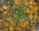 A picture of step 5 of Dhaba Style Potato Cauliflower.