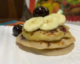 બનાના ચેરી પેનકેક(Banana cherry pancake recipe in Gujarati) રેસીપી સ્ટેપ5ફોટો