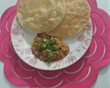 A picture of step 6 of Aloo ki tarkari.