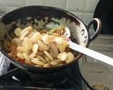 A picture of step 6 of Double Butter Beans Masala.