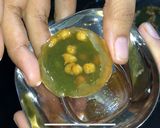 A picture of step 8 of Puri for panipuri.