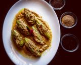 সর্ষে -পোস্ত ঝালে চেরা পটলের কোর্মা (sorshe posto jhale chera potoler korma recipe in Bengali) রেসিপি ধাপ - 10 ছবি
