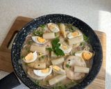 Foto del paso 8 de la receta Merluza a la vasca con espárragos