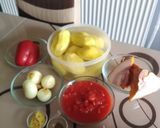 Pas rețetă Cartofi cu piept de porc 1 fotografie