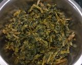 A picture of step 3 of KULFA OR PURSLANE /SUBZI E SAFAR.