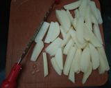A picture of step 1 of Honey Chili Potato.
