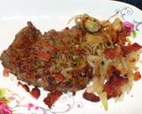 Foto del paso 2 de la receta HGADO DE VACUNO FRITO CON TOCINO Y CEBOLLA, KETO, JON STYLE