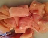 Foto del paso 1 de la receta: Brochetas de pollo