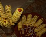 Φωτογραφία βήματος 5 της συνταγής "Corn" dogs με λωρίδες σφολιάτας