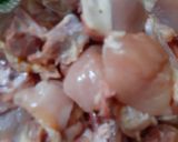 A picture of step 1 of Chicken with pumpkin.