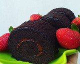 Foto langkah ke 4 dari resep Brownies gulung/steamed roll cake.