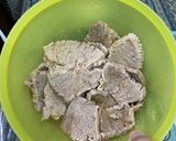 Foto langkah ke 4 dari resep Empal Gepuk Bumbu Bawang Ketumbar.