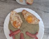 1989. Sóska mártás tükör tojással és sült virslivel 😋 recept fázis 7 fotója
