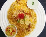 A picture of step 9 of Spicy Chicken Biryani 😋😋.
