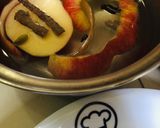 A picture of step 3 of Apple tea with Apple peels.