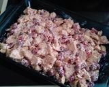 A picture of step 3 of Cranberry-Lemon Cinnamon Roll Bake.