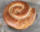 Foto del paso 15 de la receta: Ensaimada v4 (con masa madre) y rellena de crema pastelera