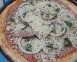 Foto langkah ke 3 dari resep PIZZA KETO PRAKTIS, ENAK, Empuk #Ketoinpremixbreadflour.