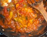 Foto del paso 4 de la receta: Espaguetis con lentejas y rustrido