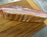 Une image de l'étape 3 de Gratin de gnochettis aux épinards, lard et tomates.