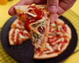 Foto langkah ke 4 dari resep Pizza homemade ulen 3 menit ala Mba Fitsas #homemadebylita.