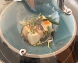 Hình bước làm 3 của món Tàu hủ non hấp nước tương và hành tỏi