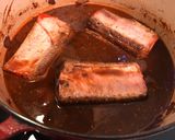A picture of step 5 of Braised short rib with horseradish whipped potatoes and roasted carrots.
