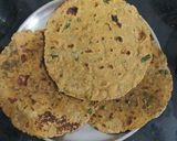 A picture of step 6 of Methi Bajara (Pearl Millet) paratha.