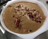 Une image de l'étape 12 de Soupe de betteraves rouges et pois chiches au lard et crème.