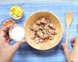 รูปขั้นตอนการทำที่ 1 ของ เครปไข่ขาวทูน่าสลัด