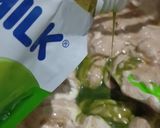Foto langkah ke 4 dari resep Brownies Kukus Matcha Topping Glaze Matcha.