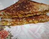 A picture of step 4 of Leftover Kaddu (pumpkin) Tandoori Mayonnaise Sandwich.