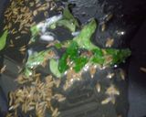 A picture of step 1 of Lemon Rice/ Chitranna.