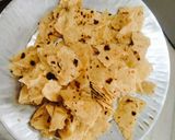 A picture of step 1 of LEFTOVER TADKA ROTI (Sindhi style leftover Rotis Tadka).