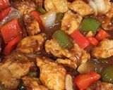 Foto del paso 8 de la receta: Pollo agridulce 🍗 con fideos de arroz 🍜