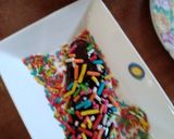 A picture of step 3 of Banana Popsicles #mashujaarecipe.
