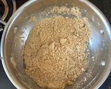A picture of step 6 of Panjiri (Bhog prasadam).