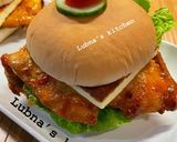 A picture of step 5 of Chicken and Paneer burgers:.