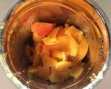 A picture of step 1 of Mango Peach Smoothie With Grounded Flax seeds.