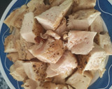 Foto del paso 5 de la receta: Pechugas de pollo al curry, yakiniku y leche de coco con arroz